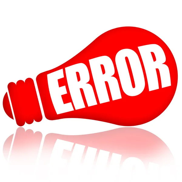 Error — Stock Photo, Image