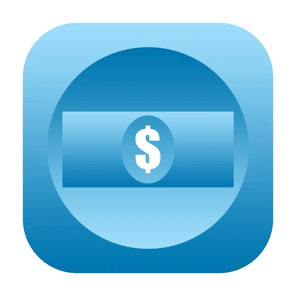 Dollar money icon — Stock Photo, Image