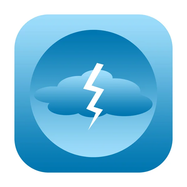 Icono de tormenta eléctrica — Foto de Stock