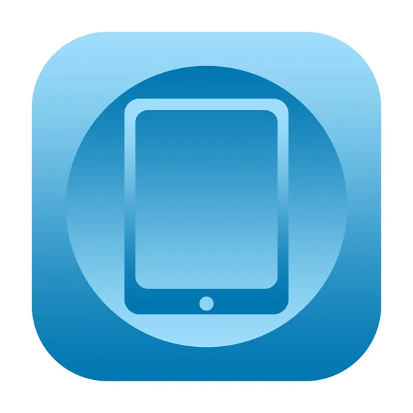 Tablet pc icon — Stock Photo, Image