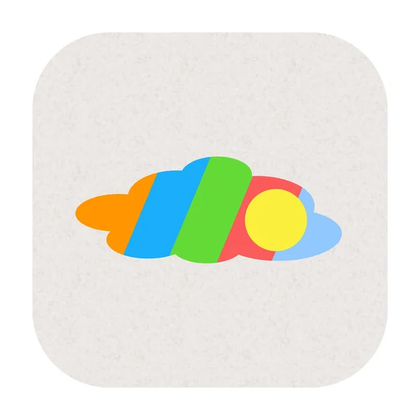 Cloud pictogram — Stockfoto