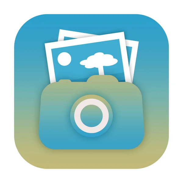 Photo camera icon — Stock Photo, Image