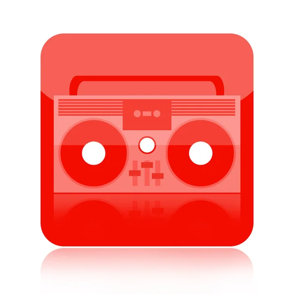 Boombox-Ikone — Stockfoto