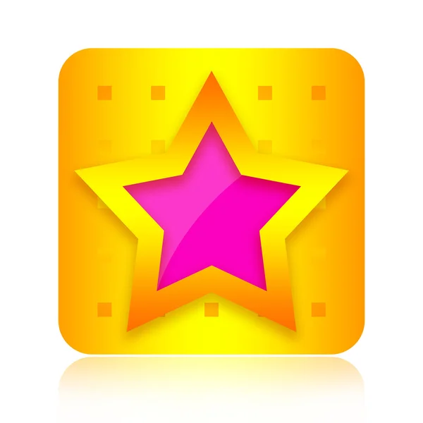 Icono de estrella — Foto de Stock