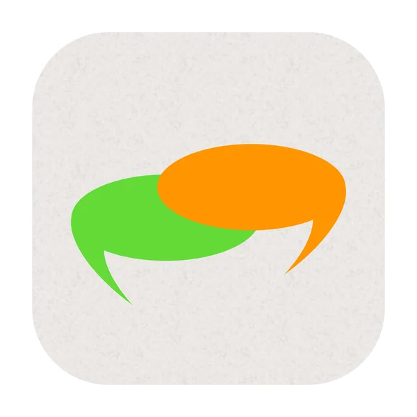 Chat icon — Stock Photo, Image