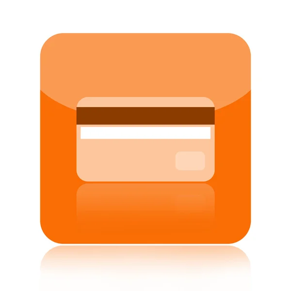 Hitelkártya ikon — Stock Fotó