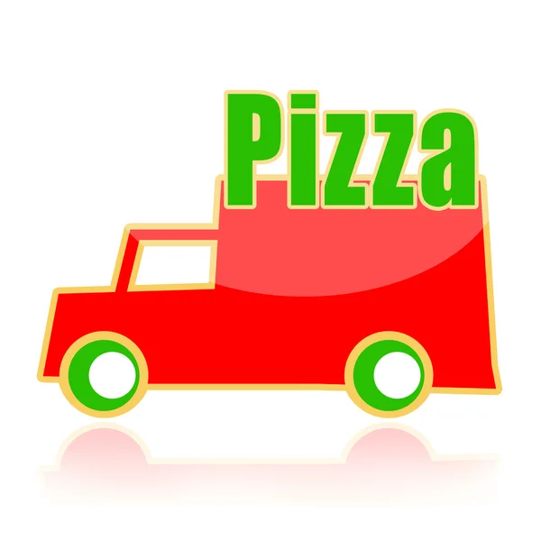 Pizza delivery — Stock Photo, Image