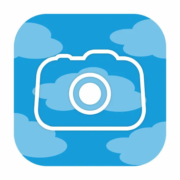 Photo camera icon — Stock Photo, Image