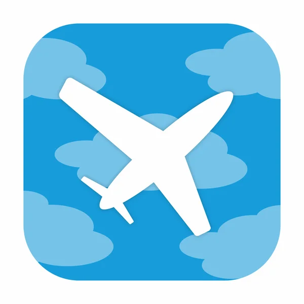 Plane icon — Stock Photo, Image