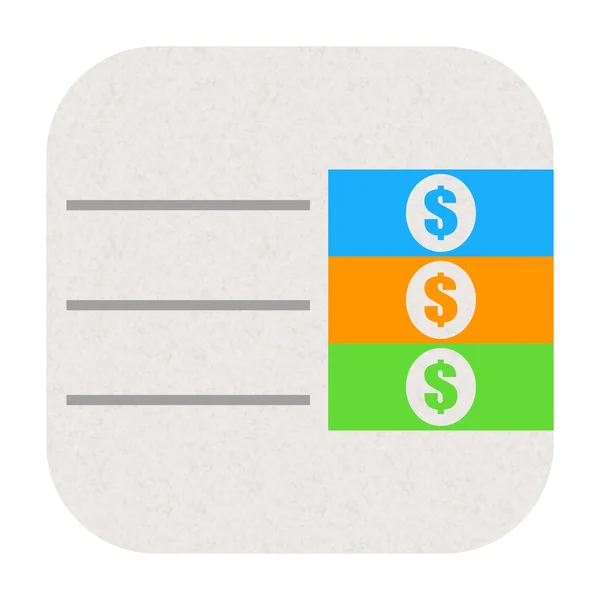 Budget icon — Stock Photo, Image