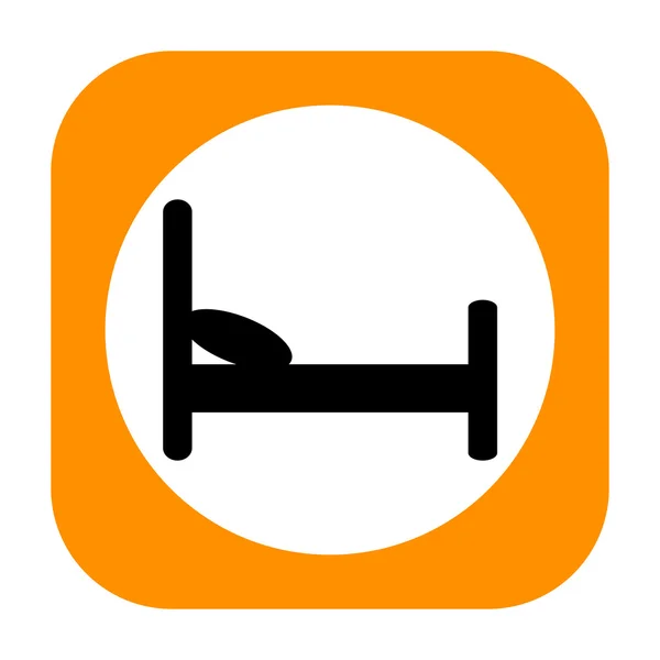 Bed icon — Stock Photo, Image