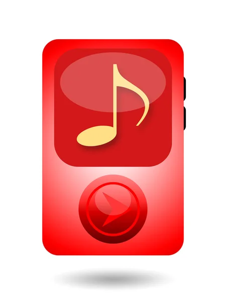 Musikplayer — Stockfoto