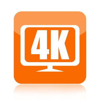 4 k ultra hd video simgesi