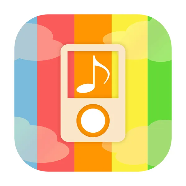 Lettore musicale MP3 — Foto Stock