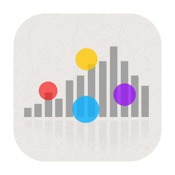 Music sound equalizer icon — Stock Photo, Image