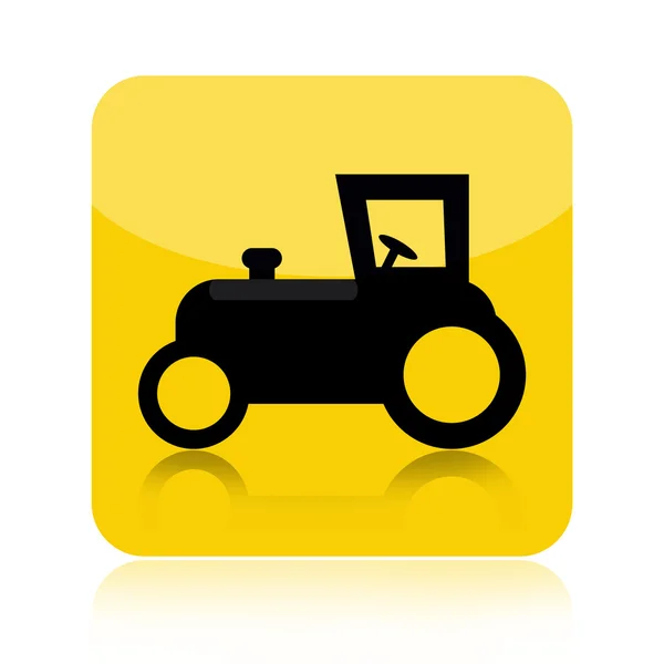 Icono del tractor — Foto de Stock