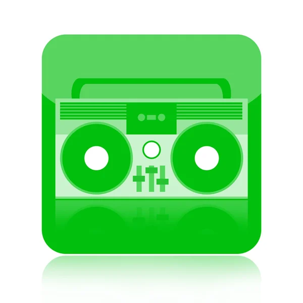 Boombox pictogram — Stockfoto