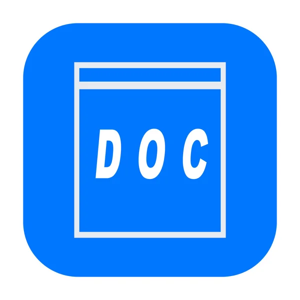 Doc icon — Stock Photo, Image