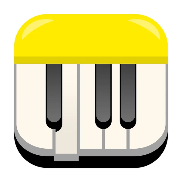 Piano pictogram — Stockfoto