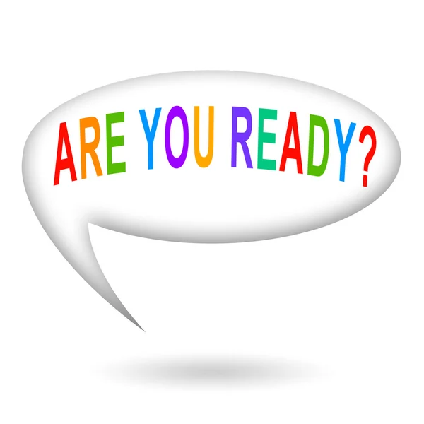 Are you ready — Stock Photo, Image