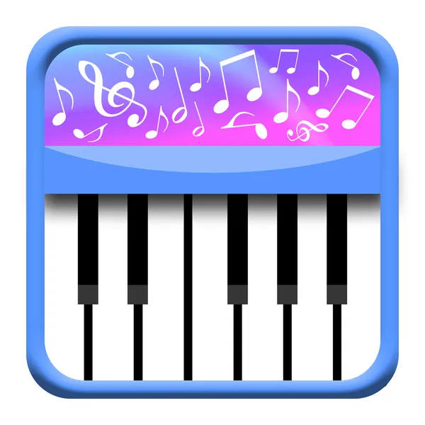 Piano muziek — Stockfoto