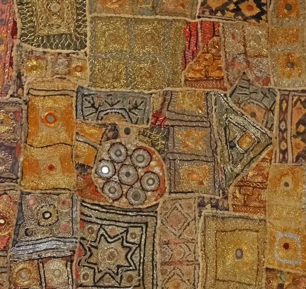 Rajasthani indian patchwork wall cloth Stock Photo by ©OlegDoroshenko
