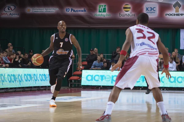 Samara Rusland November Ramel Curry Van Donetsk Met Bal Aanval — Stockfoto