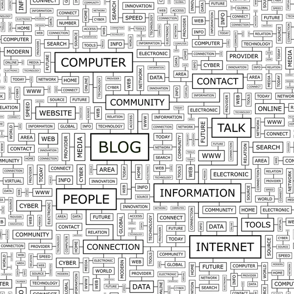 Блог. — стоковый вектор