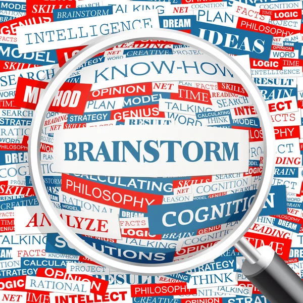 BRAINSTORM. — Stock Vector