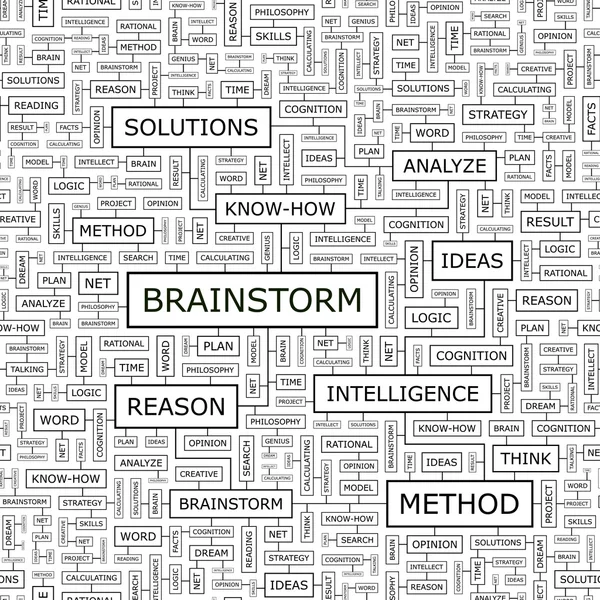 Brainstorm. — Vetor de Stock