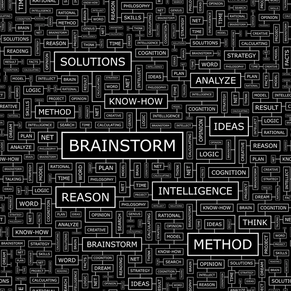 Brainstorm. — Vetor de Stock