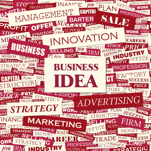 Idea di business. — Vettoriale Stock