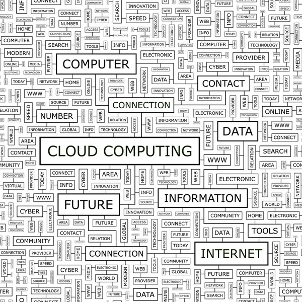 Cloud Computing. — Stockvektor