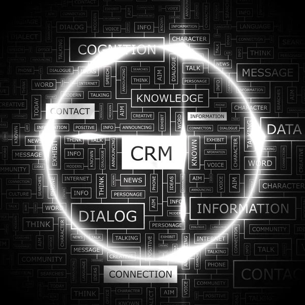 CRM. — Stockový vektor