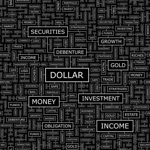 Dollar américain . — Image vectorielle