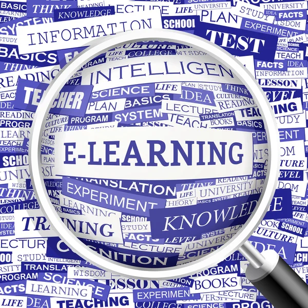 E-learning. — Wektor stockowy