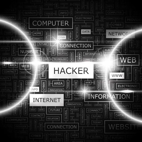 Hacker. . — Archivo Imágenes Vectoriales