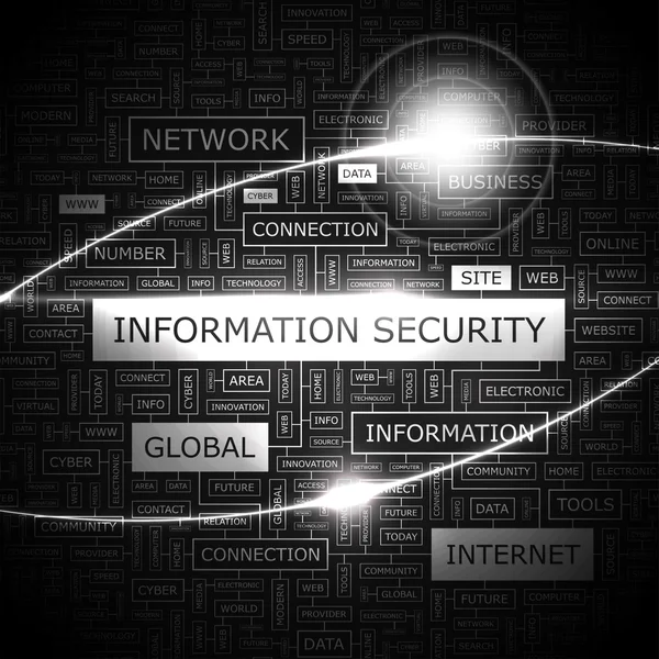 Seguridad de la información . — Vector de stock