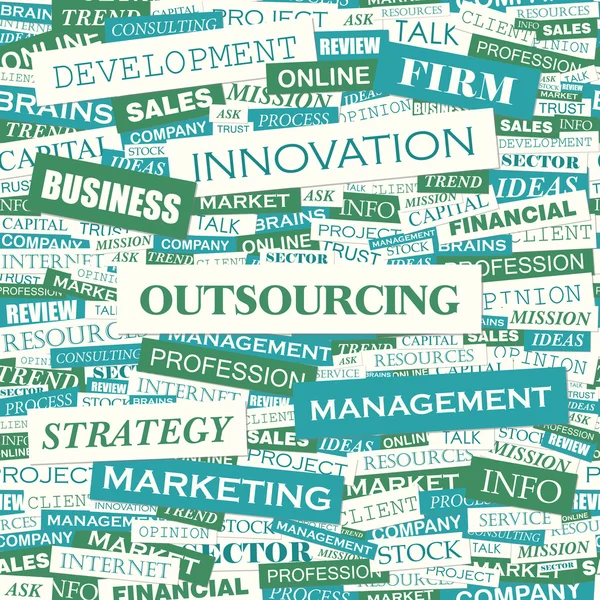 Outsourcing. — Stockový vektor