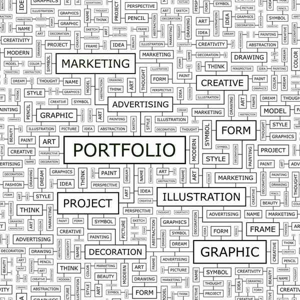 PORTFOLIO. — Stock vektor