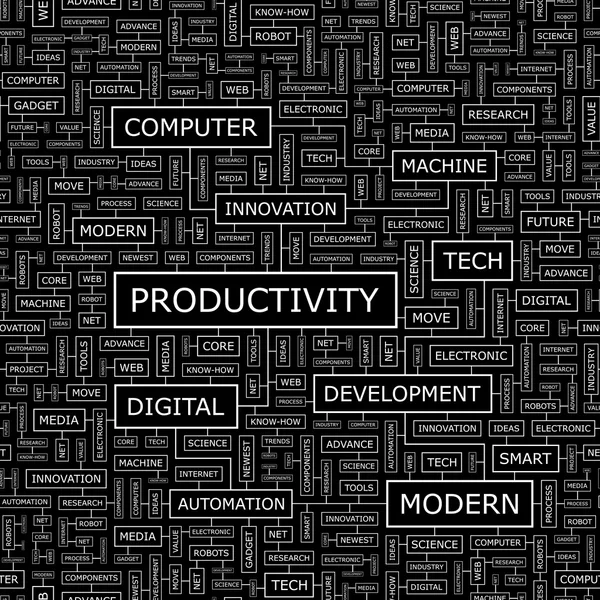 Productividad. — Archivo Imágenes Vectoriales