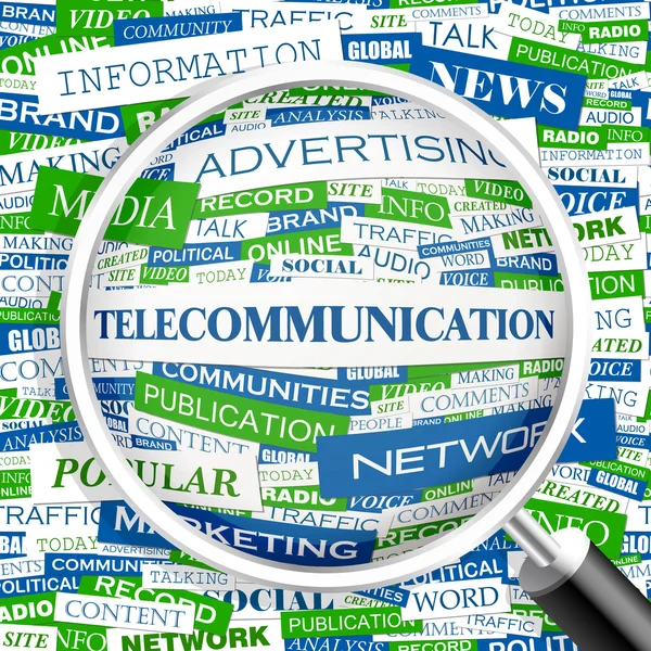 Télécommunications. — Image vectorielle