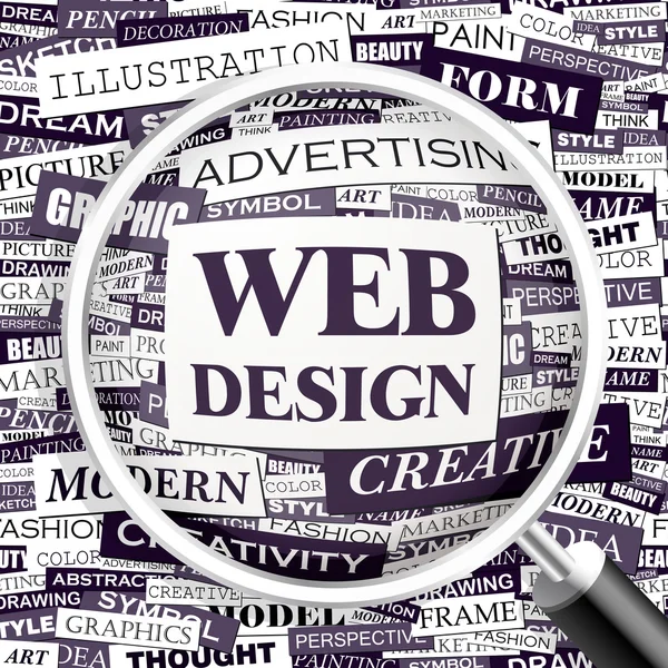 Webdesign. — Stockvector