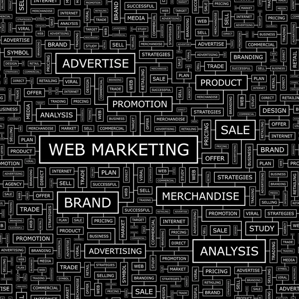 Marketing de web. —  Vetores de Stock