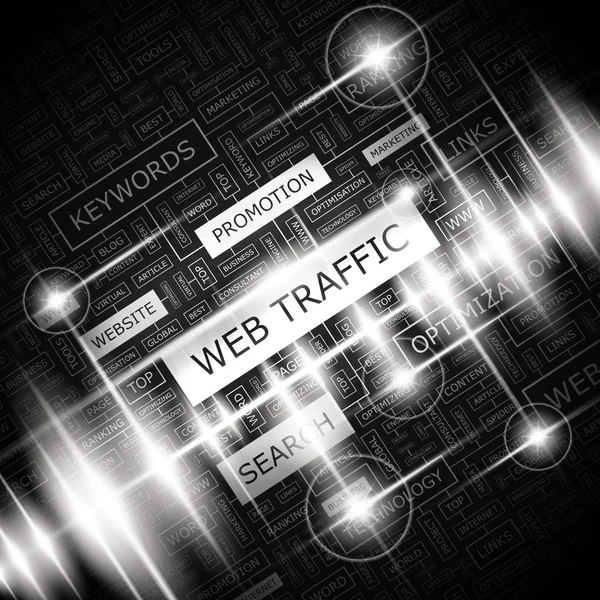 Webverkehr. — Stockvektor