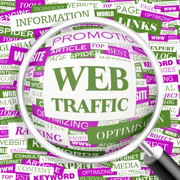 Trafic Web. — Image vectorielle