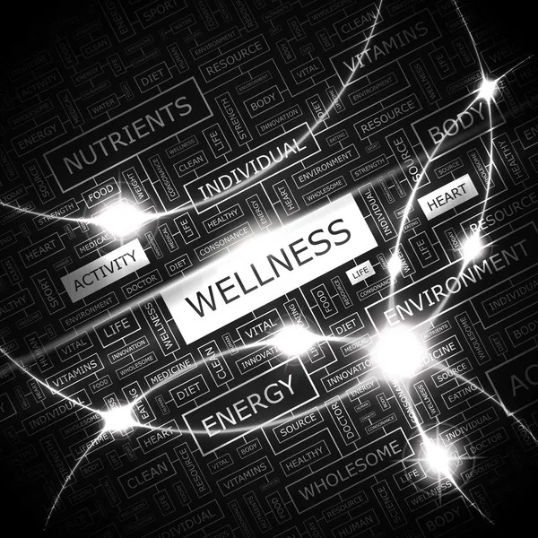 Wellness. — Stock vektor