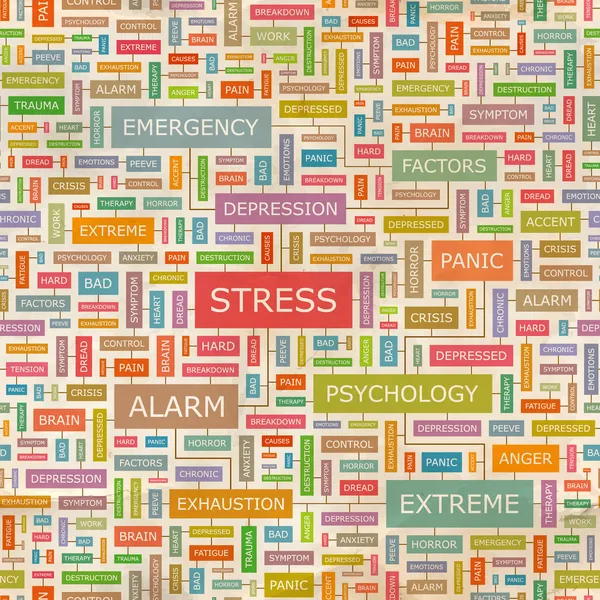 STRESS. — Stock Vector