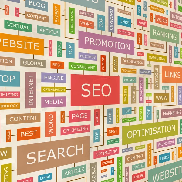 SEO. — Stok Vektör