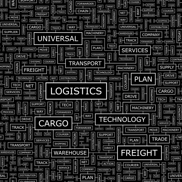 Logistika. — Stockový vektor